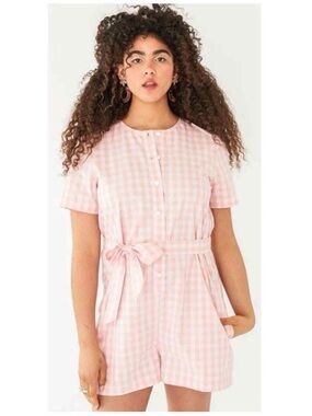 Bando Easy Romper Picnic Plaid